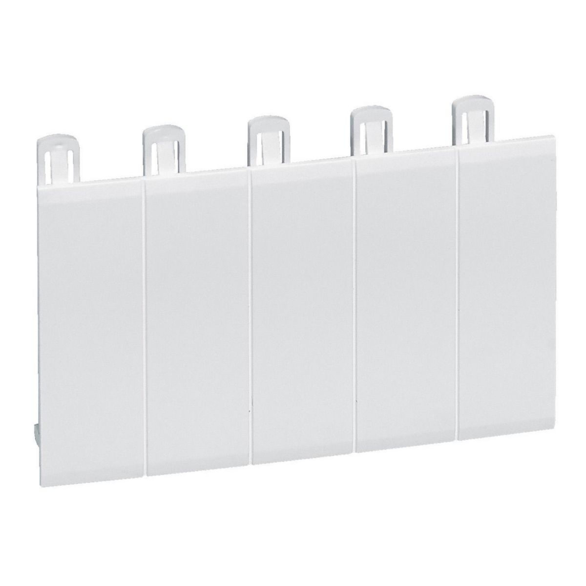 Obturateur 13 modules blanc RAL 9010 Ref.001662