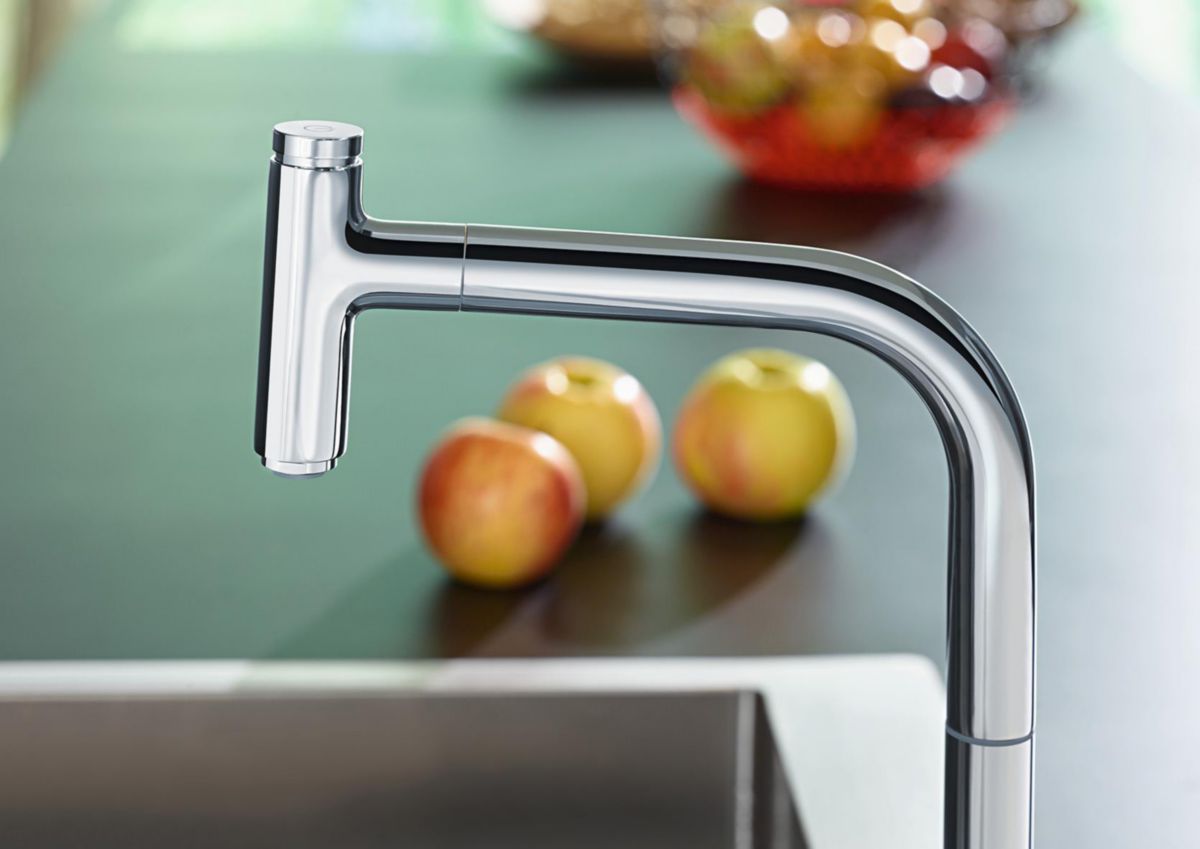 hansgrohe S71 S712-F450 Evier encastré 450, Acier inoxydable