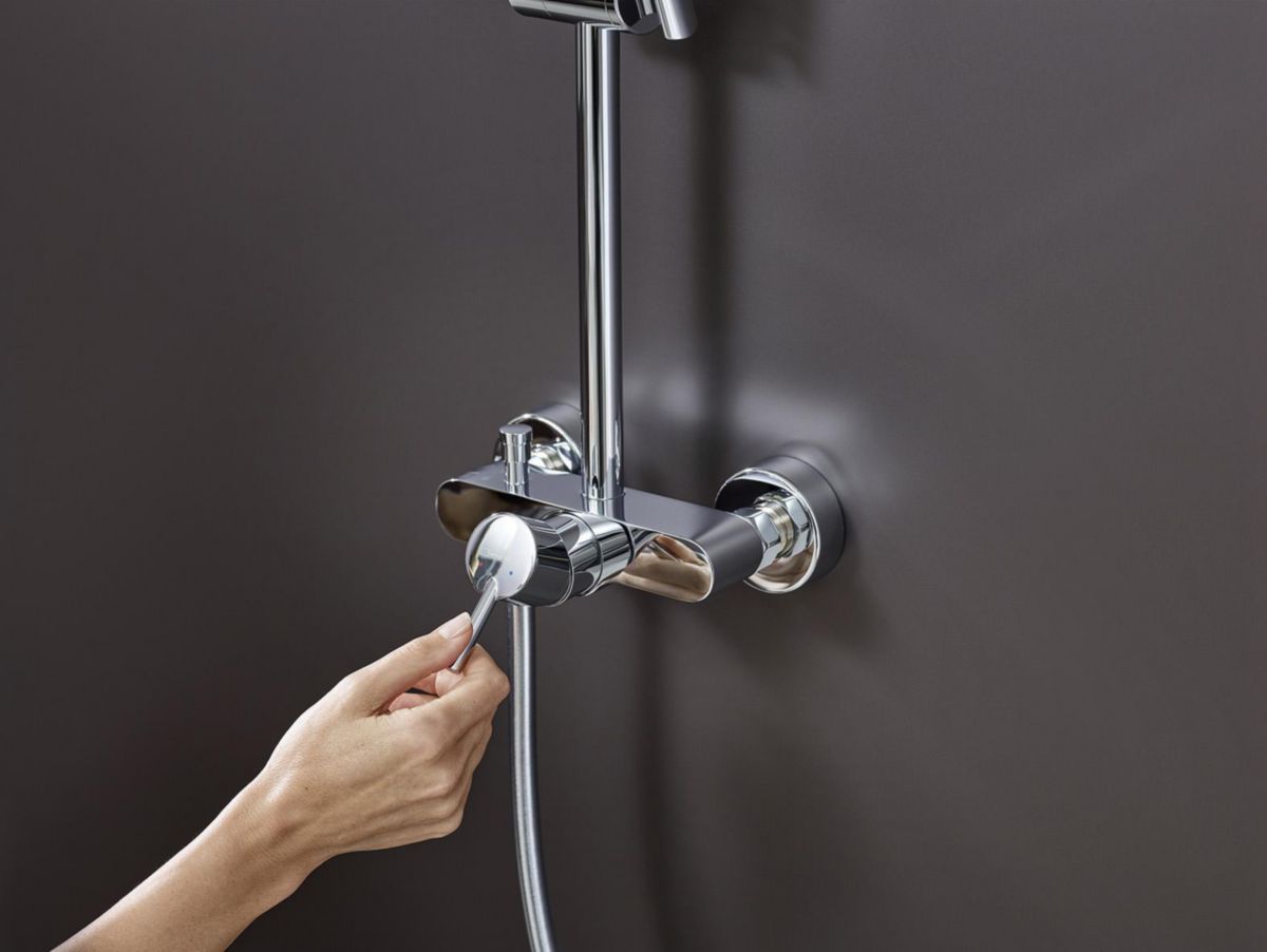 hansgrohe Croma Select S Colonne de douche 280 1jet avec mitigeur mécanique, Chrome