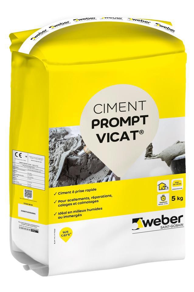 Ciment prompt Vicat sac de 5 kg Réf 11101919