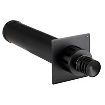 Terminal horizontal réglable PGI, diamètre 80 / 130 mm, noir graphite (RAL 9030) STHR 80 / 130 PGI Réf. 37080783/9030