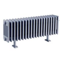 Radiateur électrique Acova Vuelta plinthe, sans régulation, puissance 1000W, hauteur 310 mm, largeur 957 mm, 20 éléments, Blanc RAL 9016 Réf. TMC3-100-100-SR