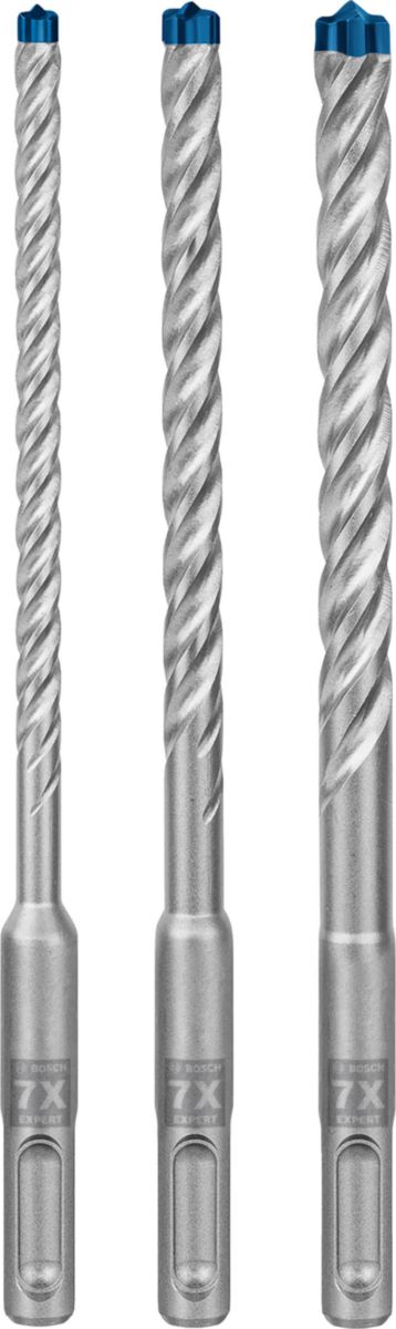 Foret pour perforateur Expert SDS plus-7X 6/8/10 mm, lot de 3 pièces Réf. 2608900196