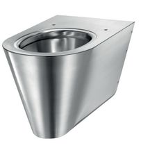 WC S21 S suspendu alimentation horizontale Inox 304 satiné Réf. 110310