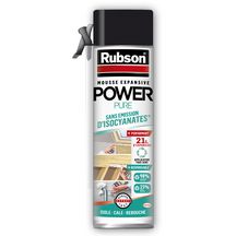 Mousse Expansive Rubson Power Pure manuelle 0,5L - expansion 21 litres Réf. 2776430