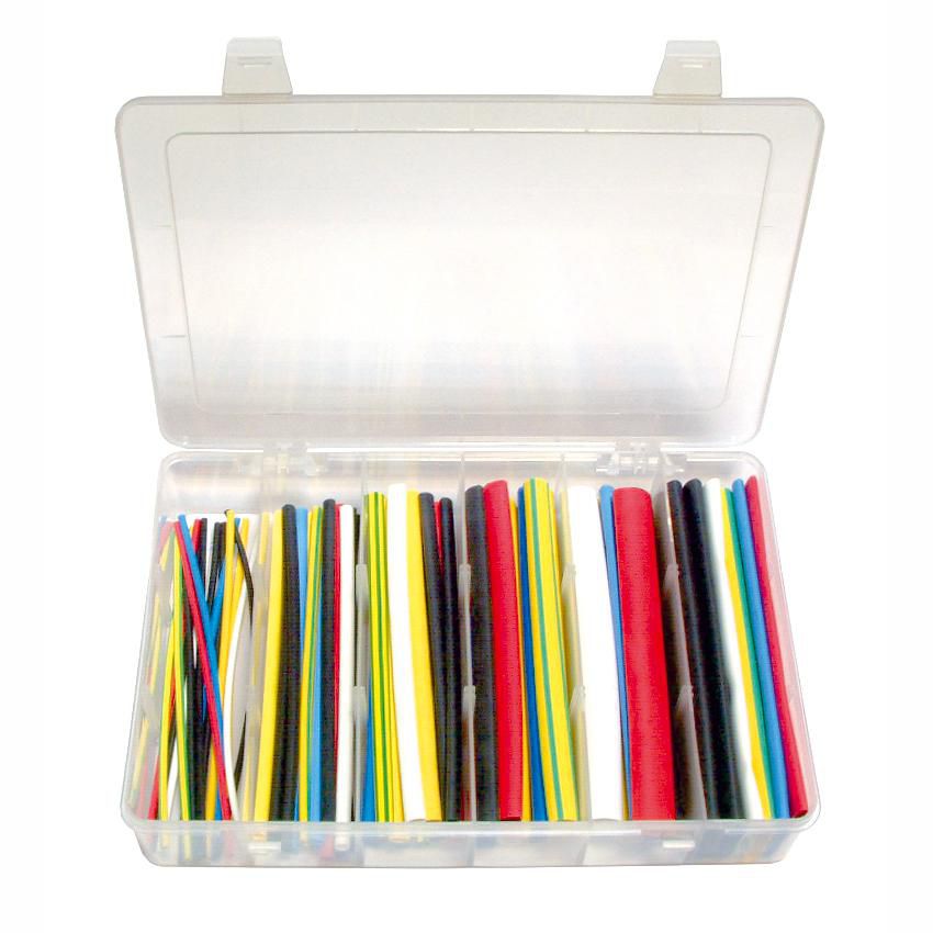 Coffret d'assortiment de gaines thermorétractables PLF 100 couleur Réf THERMOBOX6