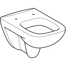 Wc suspendu à fond creux Renova Plan - 54 cm - blanc Réf. 202150000