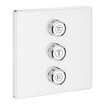 Panneau de contrôle 3 sorties Grohtherm SmartControl Blanc 29158LS0