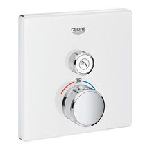 Thermostatique pour installation encastrée 1 sortie Grohtherm SmartControl Blanc 29153LS0