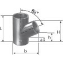 Culotte simple SMU+ 67°30 en fonte diamètre nominal 75-75mm Réf. 155343 PAM