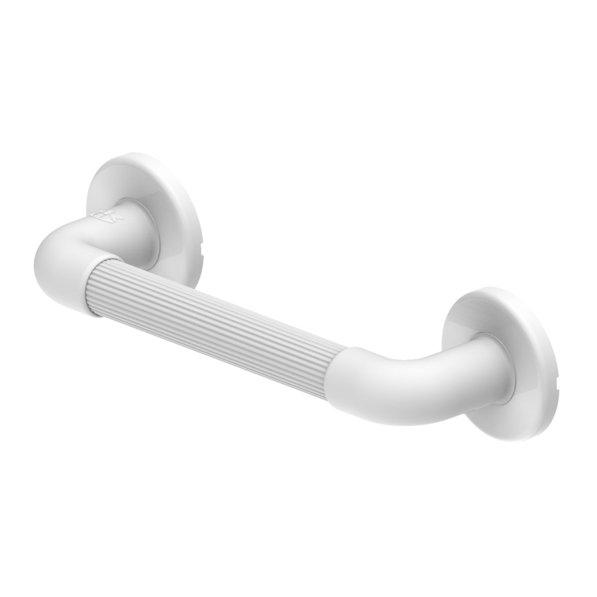 Barre d'appui cannelée droite en plastique D 32 mm 305 x 91 x 91 mm, blanc réf. 01400WH