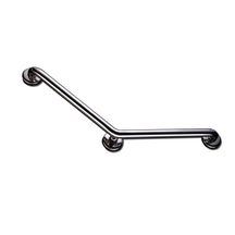 Barre à 135° inox 3 fixations D 32 x 400 x 400 mm libre service réf. 01264-LS