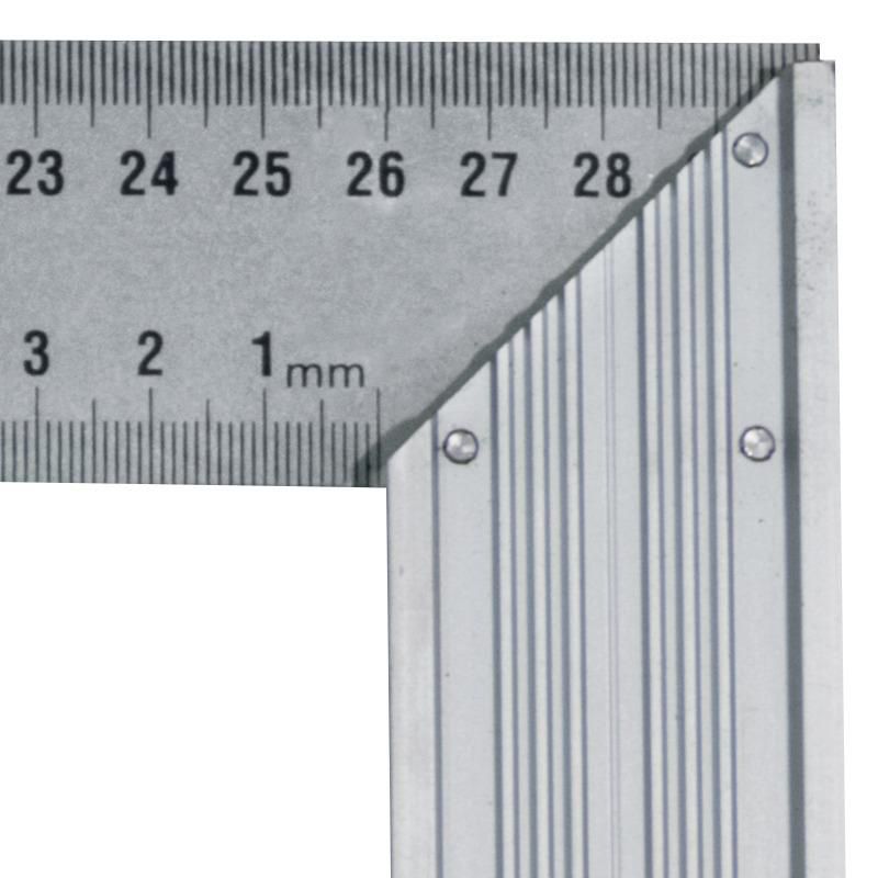 Equerre de menuisier à onglet - Lame inox taloon alu 300 mm Réf. 460936