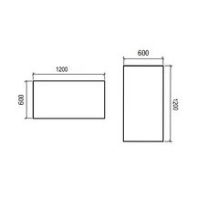 Miroir REFLEXO 1200 avec led (17.28 W) IP44 1200 x 600 mm  Réf.20742