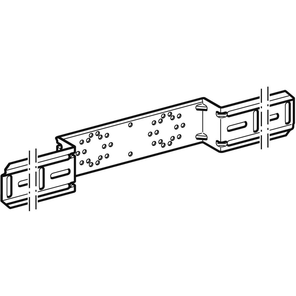 Barrette de montage longue (entraxe de 100 et 120 mm) Réf 601.731.00.1