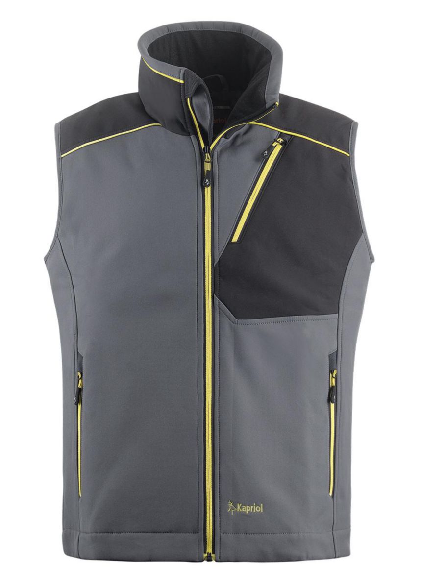 Gilet Rembourre Dynamic gris/noir M Réf. 35450