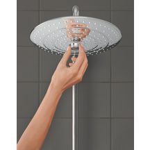 Ensemble douche de tête et bras plafonnier 380 mm, 3 jets Euphoria 260 Chromé 26458000