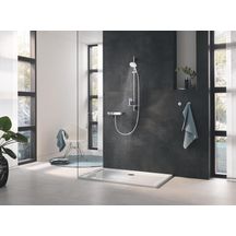 Ensemble de douche 3 jets avec barre Rainshower SmartActive 130 Blanc 26579LS0