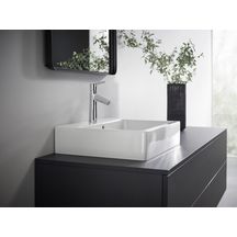 hansgrohe Talis S Talis S 100 Mitigeur de lavabo bas débit 3,5l/min sans tirette ni vidage, Chrome