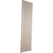 Radiateur eau chaude Acova Kéva  vertical double, puissance 1508W (dT50), hauteur 2000 mm, largeur 431 mm, 13 éléments, raccordement excentré par le bas, Aller/Retour réversible, appareil réversible Haut/Bas, Blanc RAL 9016 Réf. HKD-200-042