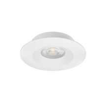 Encastré plafond Led Aspen CCT - fixe - rond - IP20/44 - avec alimentation Led 5 W CCT (3000 - 4000 K) 450 lm intégrée - dimmable - aluminium - blanc Réf. 50747