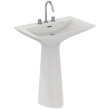 Lavabo monobloc Tipo Z, 3T finition blanc brillant Réf. T442601