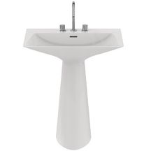 Lavabo monobloc Tipo Z, 3T finition blanc brillant Réf. T442601