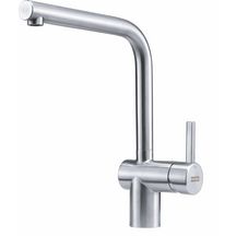 Mitigeur évier ATLAS NEO, Bec en L Levier bas -6°/90° , Tout Inox, Rotation Bec en L 180°  Inox réf.444873