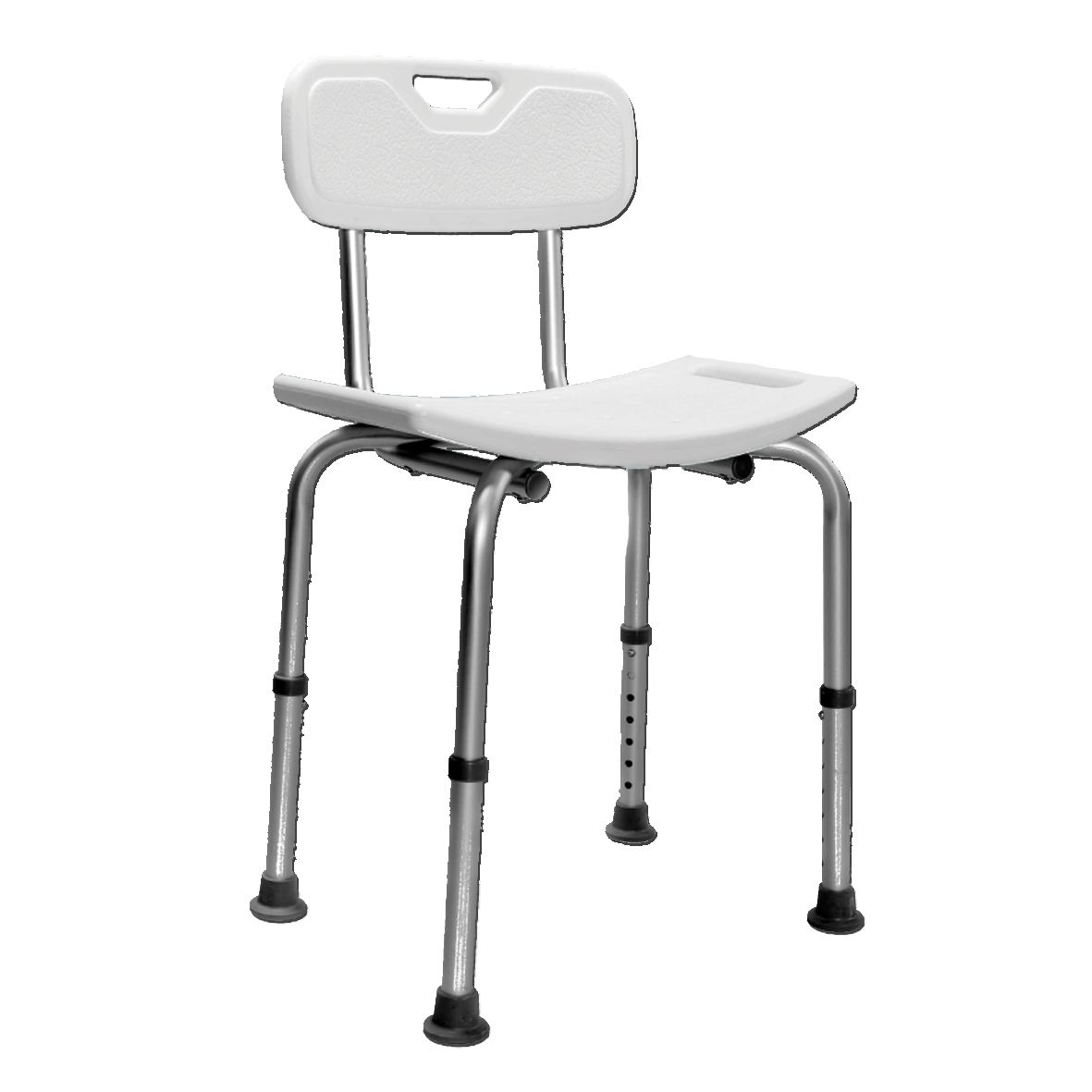 Tabouret de douche sur pied AKW INTERNATIONAL avec dossier réf. 02310-LS