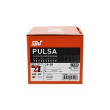 Boite de 500 clous PULSA C6-20 (pour fixation sur béton standard) + cartouche gaz