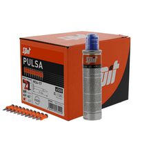 Boite de 500 clous PULSA HC6-17 (pour acier, béton dur et précontraint) + cartouche gaz