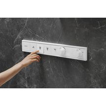 Module thermostatique rainselect encastré avec 4 fonctions - blanc mat Réf. 15382700