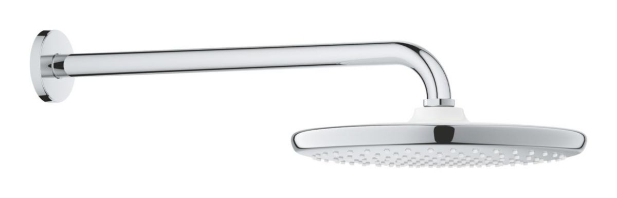 Ensemble douche de tête et bras 380 mm, 1 jet  Chromé REF.26668000