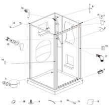 Barre antichute objet Alterna pour cabine CONCERTO