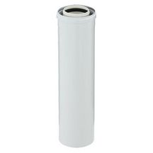 Elément droit DUALIS GASALU G.A Aluminium diamètre : 80 / 125 Lg : 500 mm Gaz ED 500 80 G.A Réf. 17080509/0