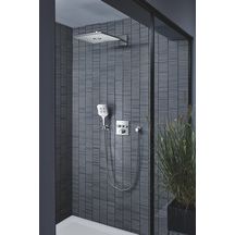 Douchette 3 jets Rainshower SmartActive 130 Cube Chromé 26582000