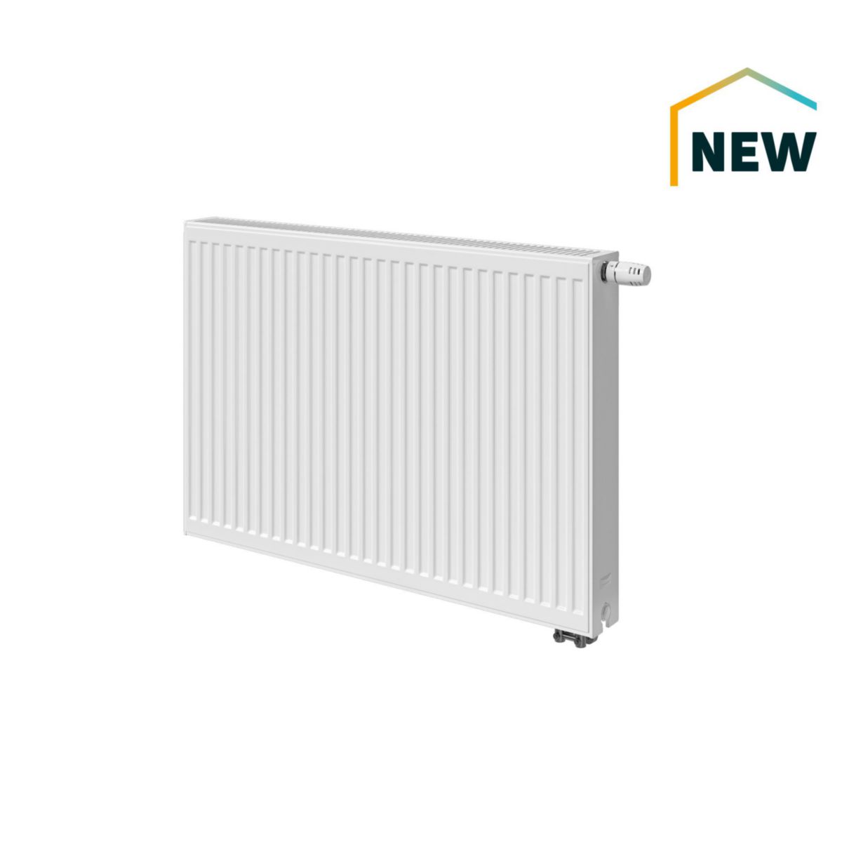 Radiateur eau chaude INTEGRA HP REVERSIBLE 6 CX Type 22 horizontal hauteur 600mm largeur 1000mm puissance 1709W Blanc Réf. PINT226001000