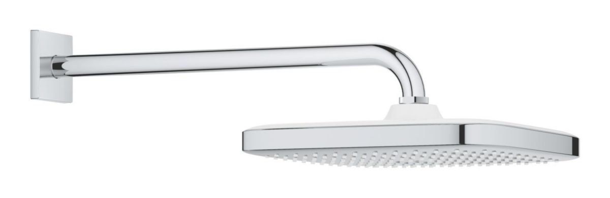 Ensemble douche de tête et bras 380 mm, 1 jet  Chromé REF.26687000