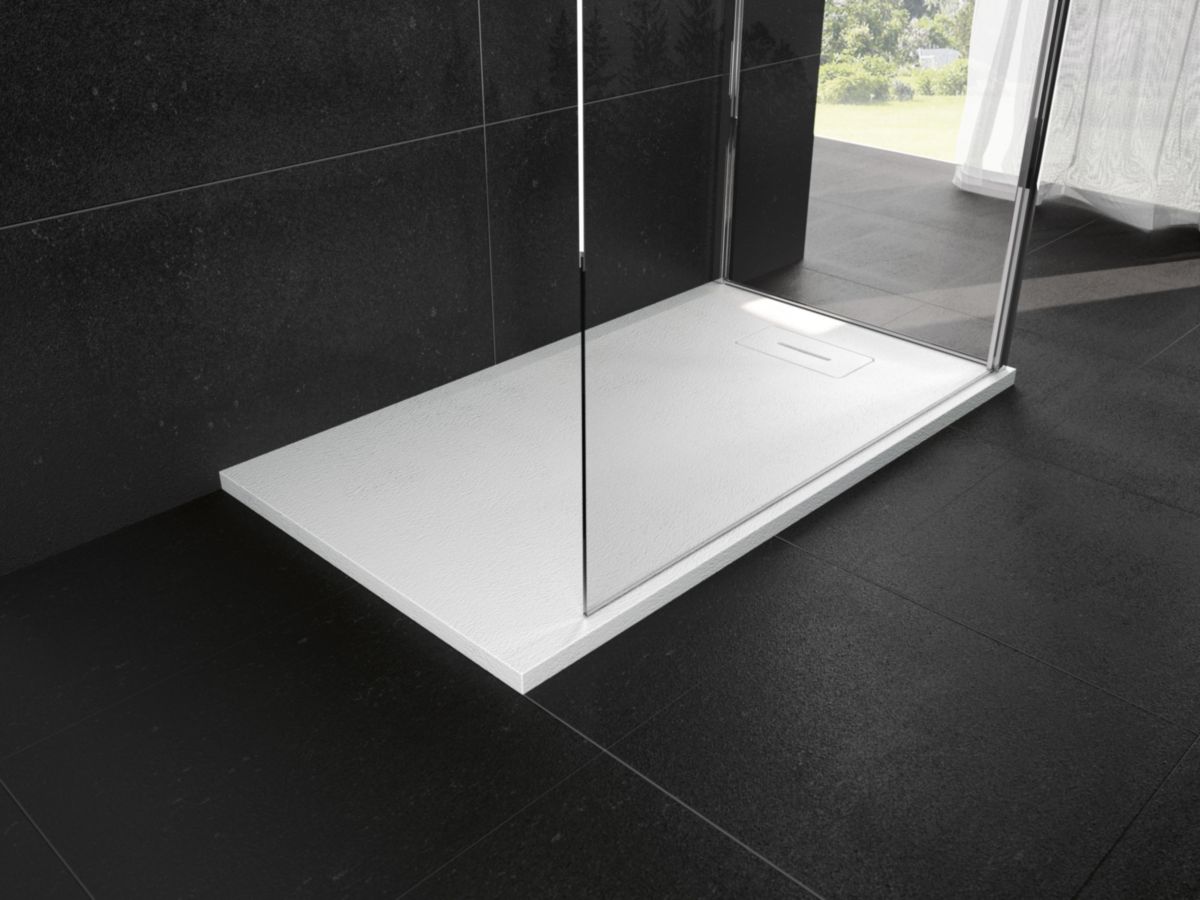 REC.DE DOUCHE NOVOSOLID 90X90 B.3,5 CM BLANC