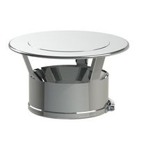 Chapeau plat inox Duoten 180 - 230 + bride Réf 594188