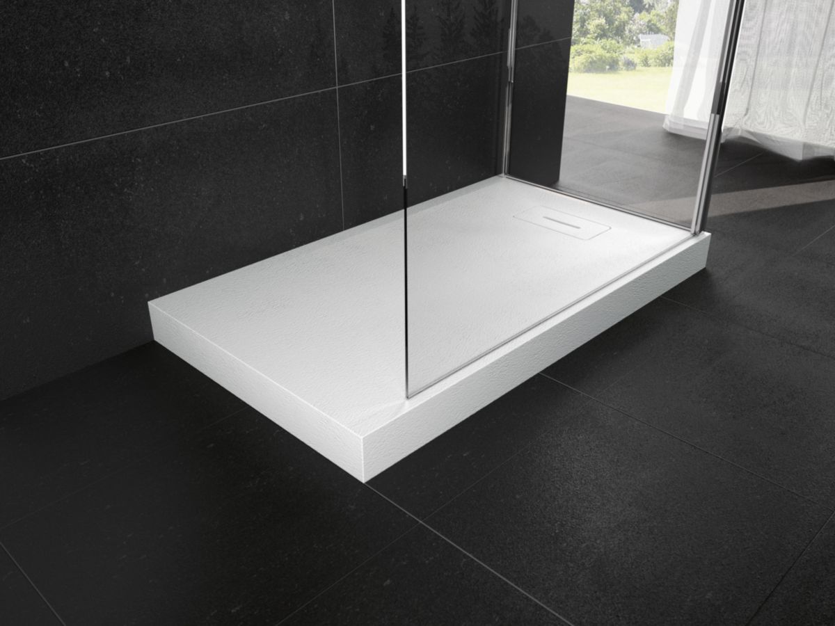 REC.DE DOUCHE NOVOSOLID 90X90 B.3,5 CM BLANC