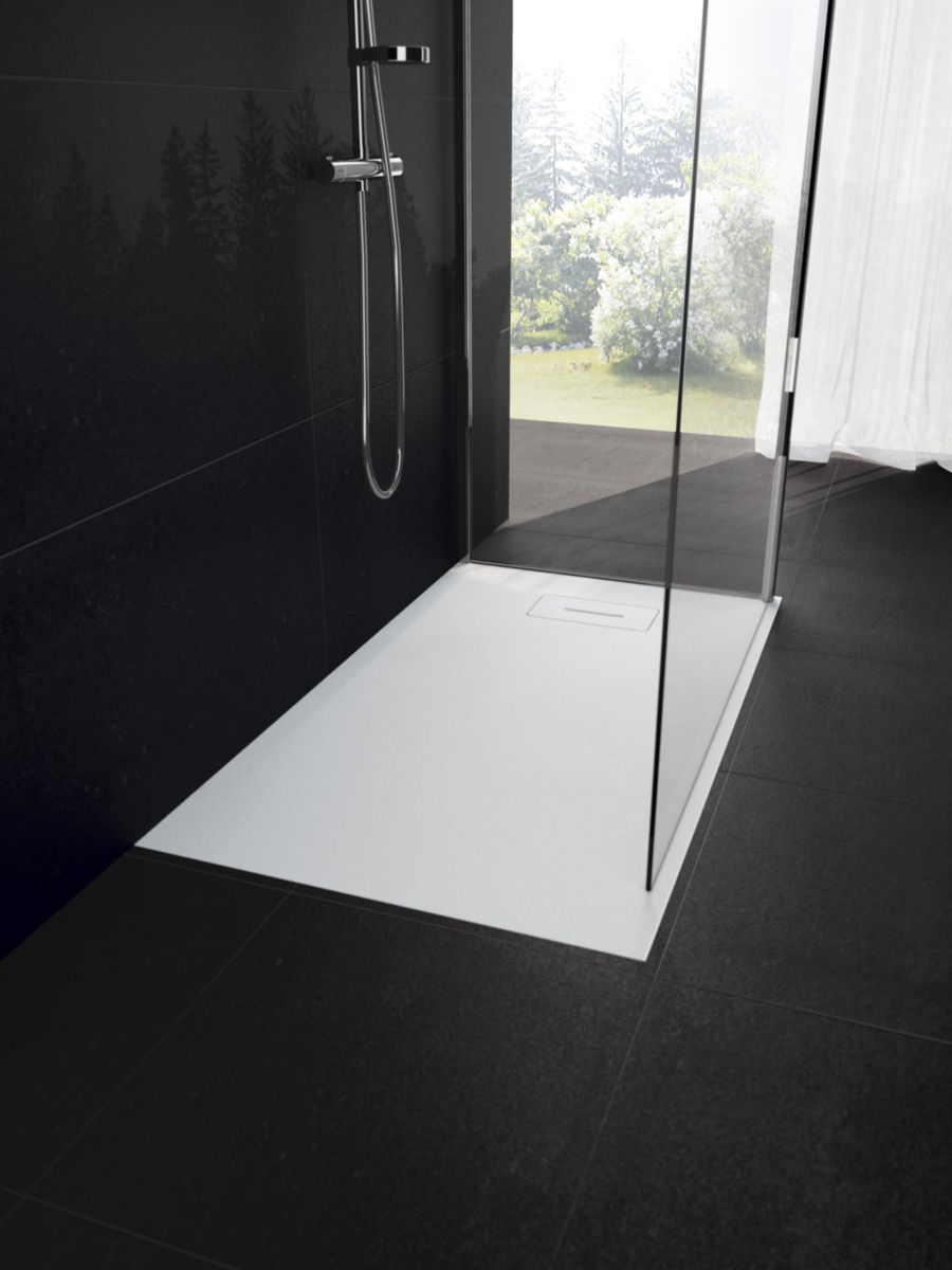 REC.DE DOUCHE NOVOSOLID 90X90 B.3,5 CM BLANC