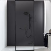 hansgrohe Pulsify S Douche de tête 260 2jet avec raccord mural, Noir mat