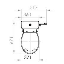 WC Compact avec broyeur intégré Réf. SANIFLUSH