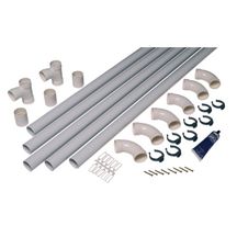 Kit de conduits et accessoires diamètre 51mm série T pour 3 prises aspiration centralisée 11070231