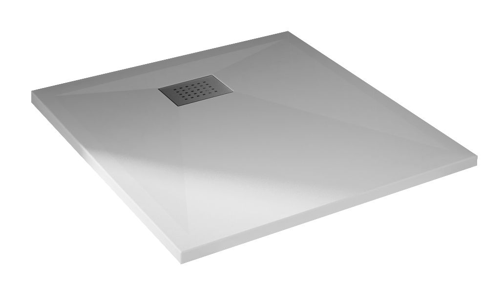 Receveur KINESURF 80 x 80 4 cm AD blanc Réf. RD1100AD