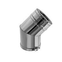 Coude 45° Duoten inox 316 / 304 diamètre 80 / 130 Réf 505088