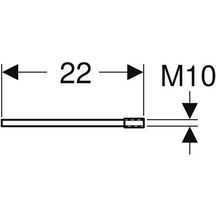 Set de prolongation DUOFIX System pour jeu de fixations Réf. 111.887.00.1