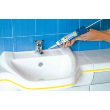 GEBSICONE W2 mastic 100% silicone d'étanchéité cartouche de 310ml translucide réf 890502