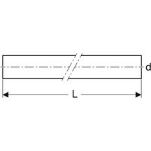 Tube polyéthylène D45 longueur 1 mètre Réf 152.170.16.1